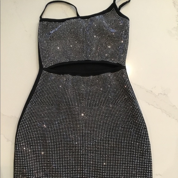 I.AM.GIA Aurora Diamante Black Dress XS - Picture 3 of 10